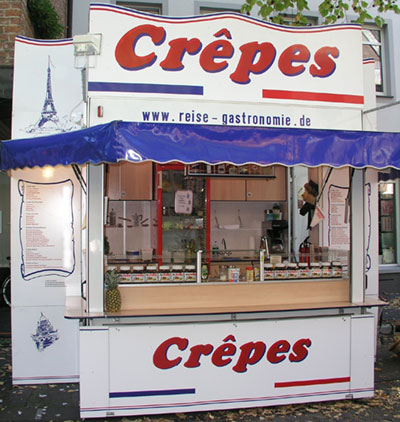 Crepes-Stand-Wagen
